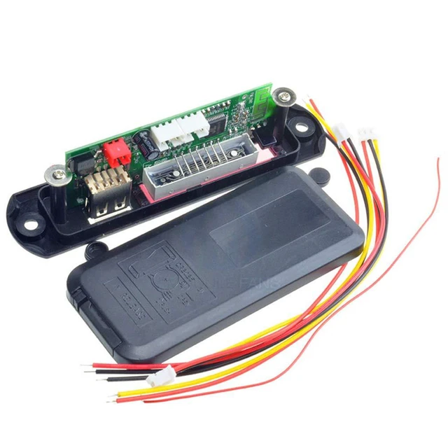 Alt view image 3 of 6 - 12V MP3 WMA Audio Bluetooth Decoding Board w/SD Card Slot/USB/FM/Remote Decoding