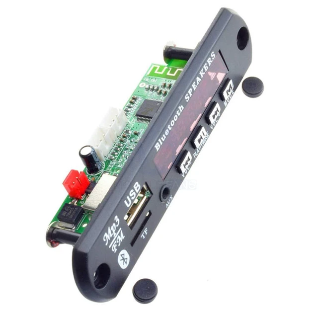 Alt view image 4 of 6 - 12V MP3 WMA Audio Bluetooth Decoding Board w/SD Card Slot/USB/FM/Remote Decoding