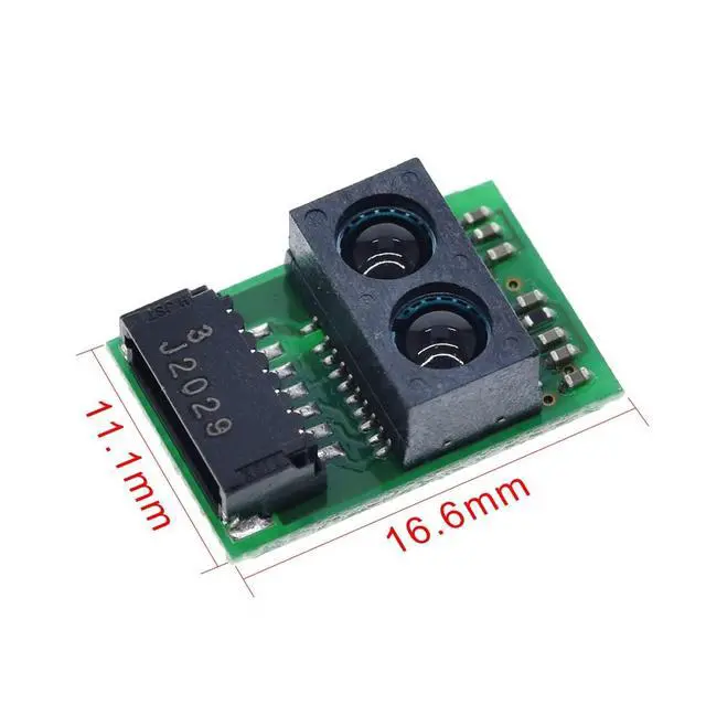 Alt view image 4 of 7 - 2pcs GP2Y0E03 Infrared Distance Measurement Sensor Module 4-50CM Range I2C Analog Output 2.7V-5V for Cleaning Robot