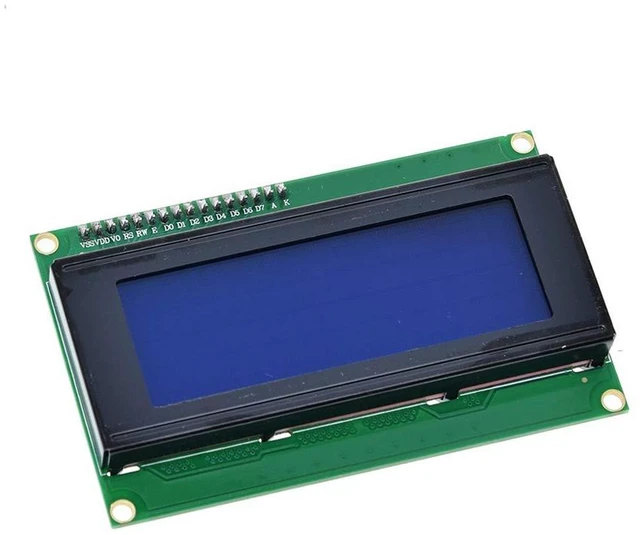 Alt view image 2 of 4 - HD44780 2004 LCD 20x4 2004A Character LCD Screen Display Module Blue Backlight w