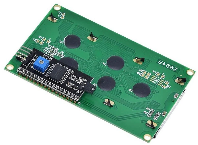 Alt view image 3 of 4 - HD44780 2004 LCD 20x4 2004A Character LCD Screen Display Module Blue Backlight w