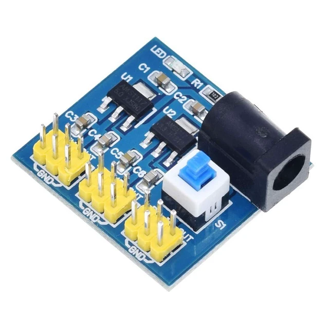 Alt view image 4 of 4 - 5pcs DC-DC 12V to 3.3V 5V Power Module 3.3V 5V 12V Multi Output Voltage Conversi