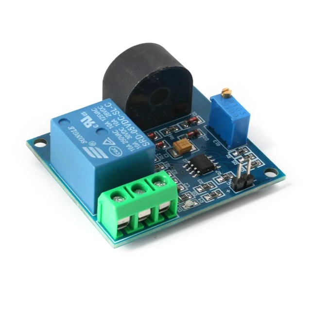 Alt view image 3 of 6 - 2pcs 5A AC Current Sensor Current Detection Sensor Relay 5V AC Current Relay Mod