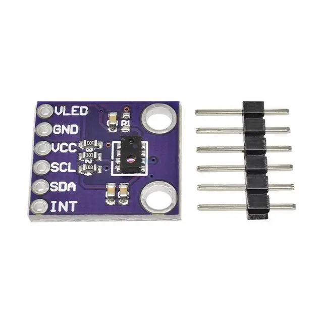 Alt view image 3 of 7 - 3pcs AP3216 ALS PS Digital Ambient Light Sensor Proximity Distance Sensor Module Light Detection Photosensitive Sensor