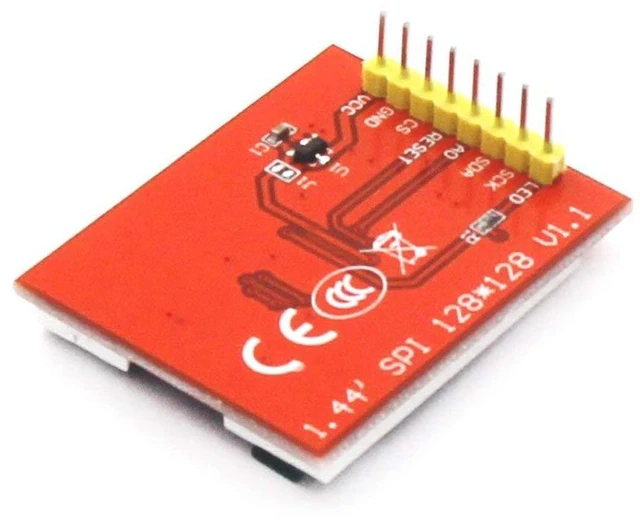 Alt view image 5 of 7 - 1.44" Colorful SPI TFT LCD Display ST7735 128X128 Replace 5110/3310 LCD (Pack of