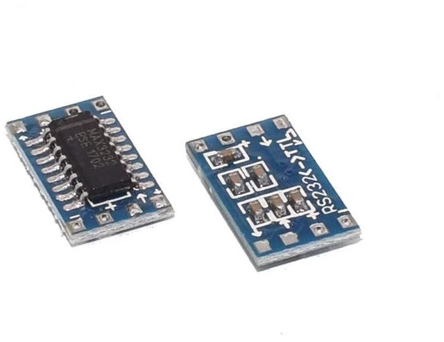Alt view image 2 of 3 - 10pcs Mini RS232 to TTL MAX3232 to TTL Level Converter Board Serial Converter Bo