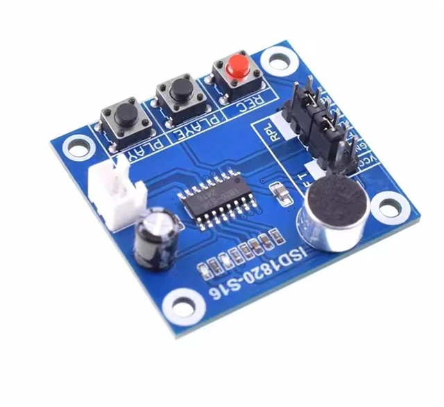 Alt view image 4 of 7 - 2pcs ISD1820 Recording Module Voice Module the Voice Board telediphone Module Bo