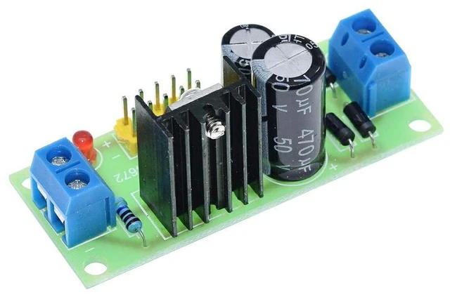 Alt view image 3 of 5 - 3pcs L7805 LM7805 3-Terminal Voltage Stabilizer 5V Voltage Stabilizer Power Modu