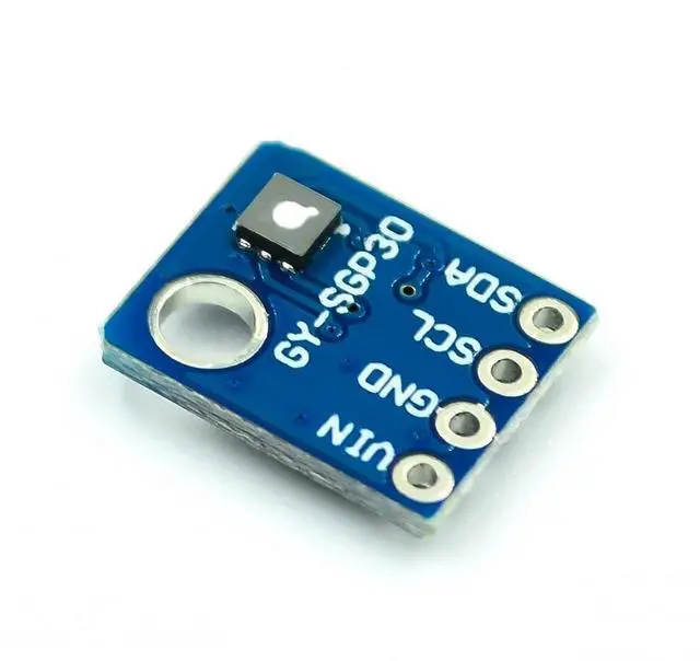 Alt view image 3 of 7 - SGP30 TVOC eCO2 Gas Sensor Air Quality Monitoring Detect Sensor Formaldehyde Carbon Dioxide Detect Sensor Indoor Air Tester GY-SGP30