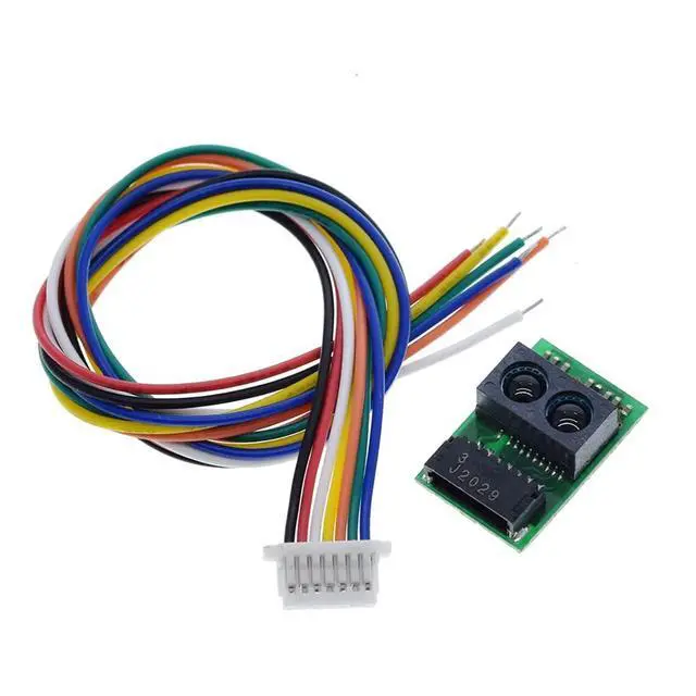 Alt view image 2 of 7 - 2pcs GP2Y0E03 Infrared Distance Measurement Sensor Module 4-50CM Range I2C Analog Output 2.7V-5V for Cleaning Robot