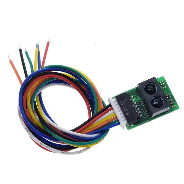 Alt view image 3 of 7 - 2pcs GP2Y0E03 Infrared Distance Measurement Sensor Module 4-50CM Range I2C Analog Output 2.7V-5V for Cleaning Robot