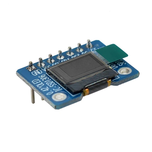 Alt view image 2 of 6 - 2pcs 0.42" SSD1306 72 * 40 SPI OLED Display Module 0.42 Inch 72x40 OLED LCD Disp