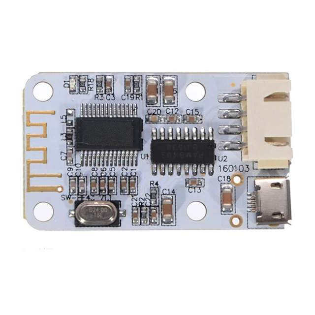 Alt view image 4 of 7 - 2pcs PAM8403 3W+3W Wireless Bluetooth 4.0 Module Micro USB Power Supply 2x3W Blu