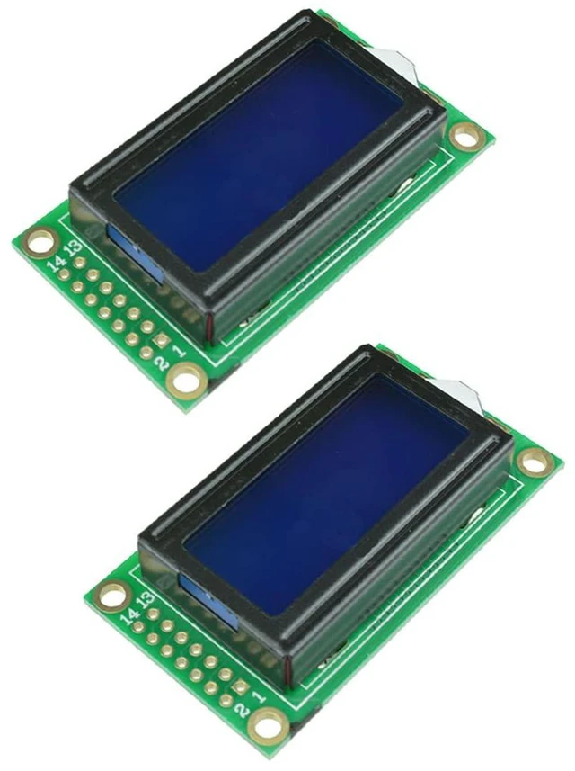 Main image of 2pcs SPLC780D 0802 LCD Display Module 8x2 Character LCD LCM Display 5V LCD Modul