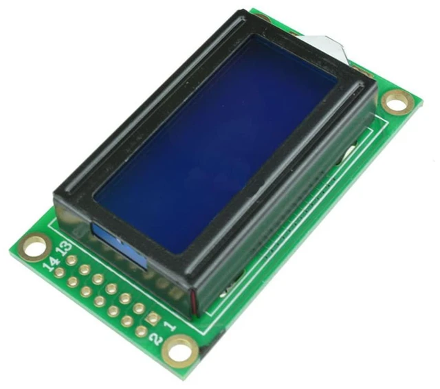 Alt view image 4 of 6 - 2pcs SPLC780D 0802 LCD Display Module 8x2 Character LCD LCM Display 5V LCD Modul