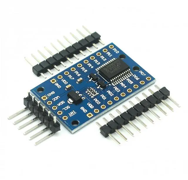 Alt view image 2 of 6 - 2pcs PCF8575 IO Expansion Board I2C IIC 16 IO Ports I/O Extension Shield 16 Bits SMBus I/O Ports