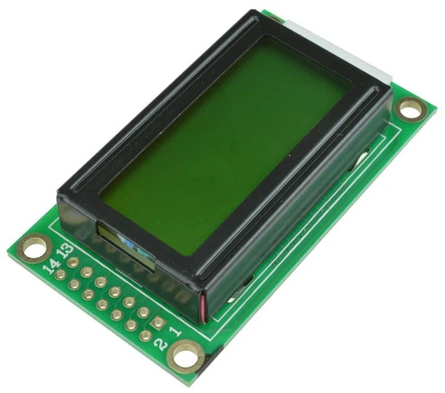 Alt view image 3 of 6 - 2pcs SPLC780D 0802 LCD Display Module 8x2 Character LCD LCM Display 5V LCD Modul