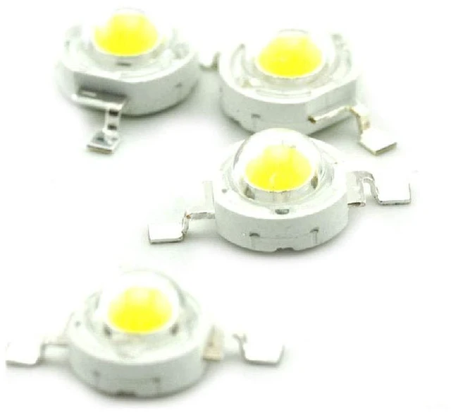 Main image of 20pcs 1W High Power LED Light Beads White 80-90LM