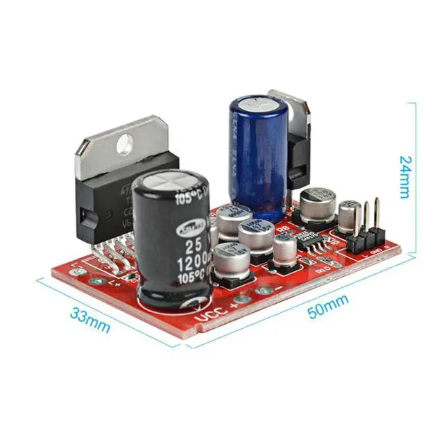 Alt view image 4 of 5 - TDA7379 Stereo Amplifier with NE5532 Preamplifier 39W+39W DC 9-17V 2x39W Audio Amplifier Board
