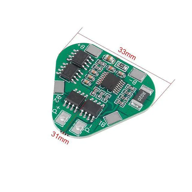 Alt view image 4 of 6 - 3PCS 3S 12V 8A Lithium Battery Protection Board,10.8V 11.1V 12.6V PCB BMS Overcharge Over-Discharge Protection Board Module for 3 Li-ion Cell Pack