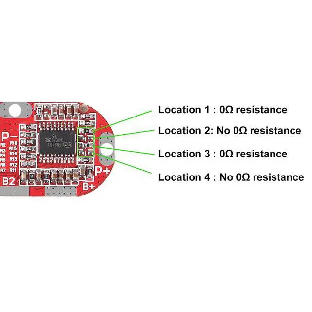 Alt view image 7 of 7 - 4PCS BMS 4S 25A 16.8V Battery Protection Board for 18 650 Li-ion Lipo Lithium Battery PCB Protection Board Integrated Circuits