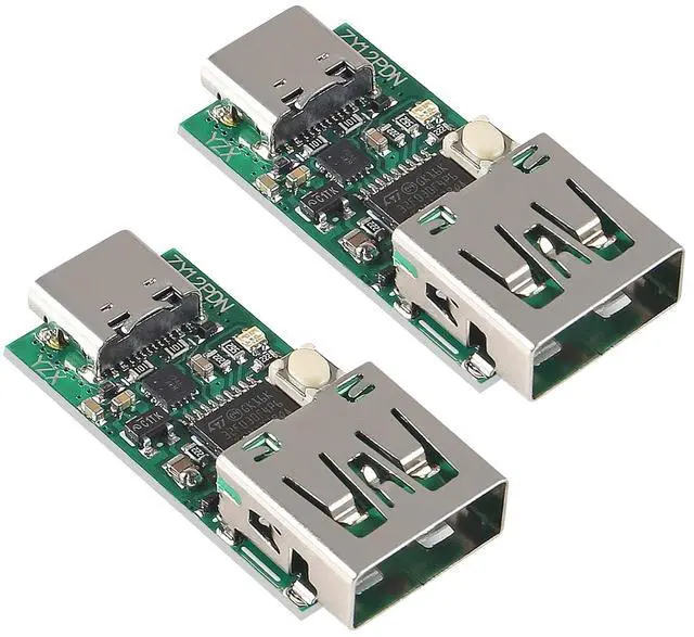 Main image of 2PCS Type-C USB-C PD2.0 3.0 PD3.0 to DC Decoy Fast Charge Trigger Polling Detector Module (ZY12PDN with USB)