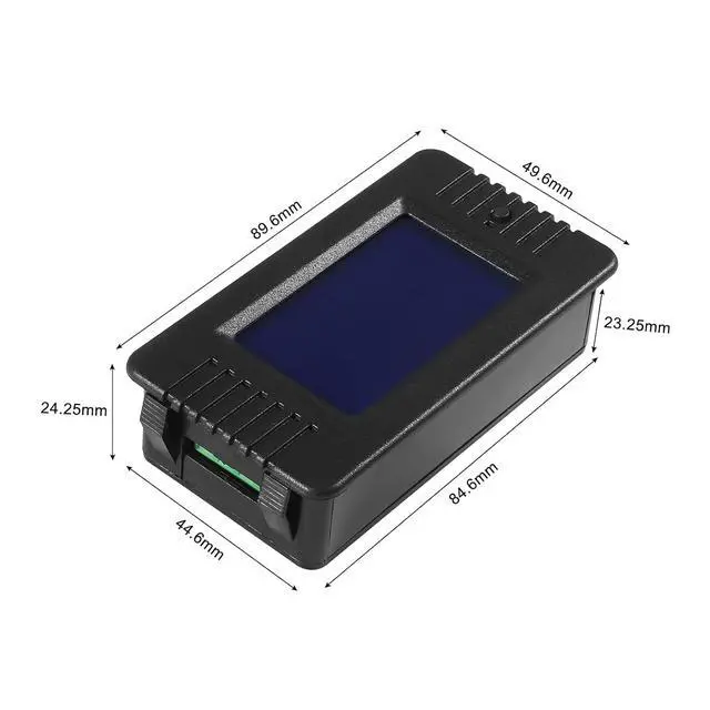 Alt view image 6 of 7 - AC Digital Meter,AC 80-260V 100A LCD Display Digital Current Voltage Power Energy Frequency Power Factor Multimeter Ammeter Voltmeter 100A(Solid Core Current Transformer)