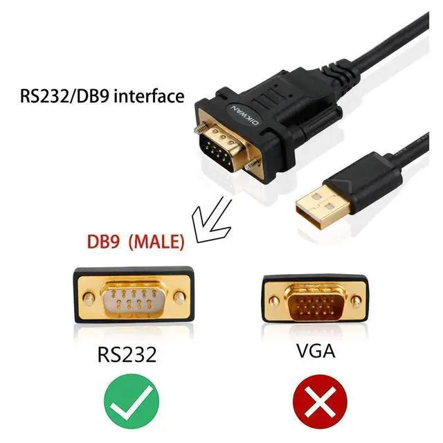 Alt view image 4 of 6 - USB Console Cable to RJ45 and USB to DB9 Serial Cable for Windows 10,8,7,Vista,XP,2000,Linux and Mac OS(6ft)