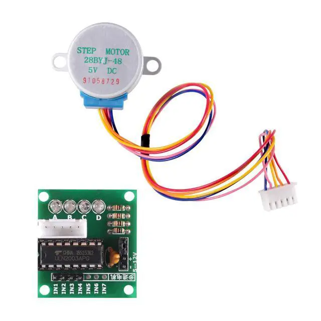 Alt view image 2 of 6 - 6 PCS 28BYJ-48 ULN2003 5V Stepper Motor + ULN2003 Driver Board