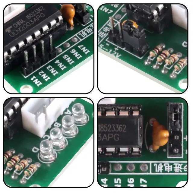 Alt view image 5 of 6 - 6 PCS 28BYJ-48 ULN2003 5V Stepper Motor + ULN2003 Driver Board