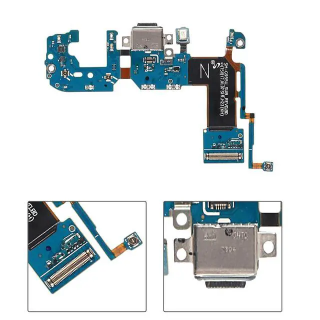 Alt view image 2 of 5 - Compatible with Galaxy S8 Plus G955U USB Dock Connector Charging Port with Mic Flex Cable & Repair Tools (for S8 Plus G955U)