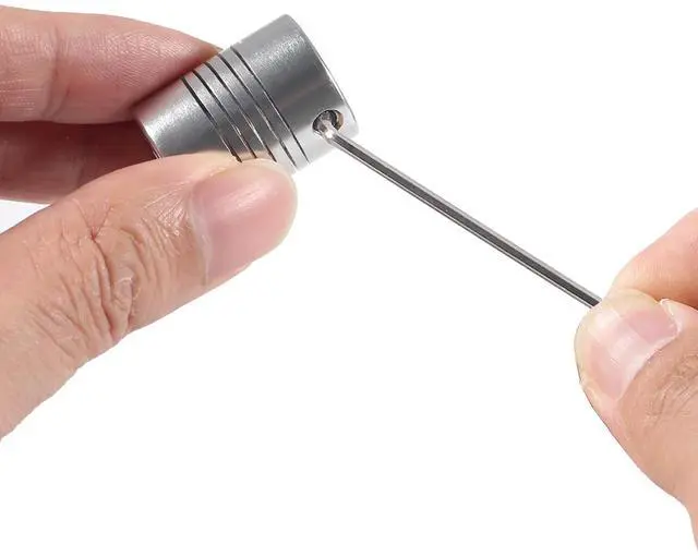 Alt view image 3 of 7 - 5PCS Flexible Coupling 5mm to 8mm Compatible with NEMA 17 Stepper Motors for 3D Printer or Small CNC Machine with Hexagon Wrench