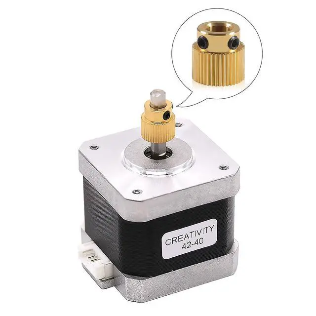 Alt view image 6 of 6 - 15pcs Extruder Wheel 40 Teeth Gear Brass Extruder Wheel Gear 3D Printer Parts Compatible with CR-10,CR-10S,S4,S5,Ender 3,Ender 3 Pro