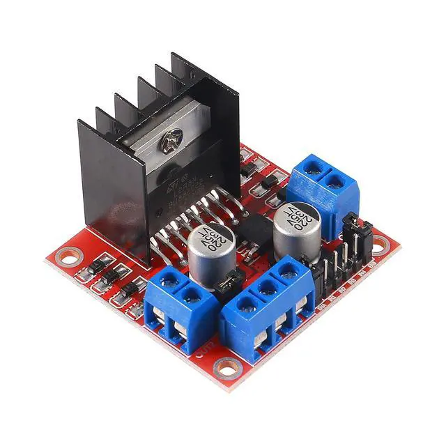 Alt view image 4 of 7 - 6PCS L298N Motor Driver Board Module DC Stepper Motor Controller Dual H-Bridge for Smart Car Robot Power