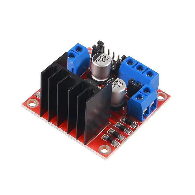Alt view image 5 of 7 - 6PCS L298N Motor Driver Board Module DC Stepper Motor Controller Dual H-Bridge for Smart Car Robot Power