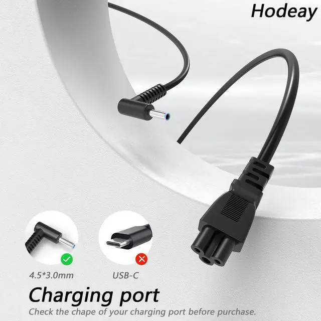 Alt view image 2 of 7 - 150W 7.7A Charger Compatible with 15-ce019dx 15.6 inch L32661-001 917649-850 776620-001 Gaming Laptop Power Adapter Cord ZBook X G1i 16 Mobile Workstation PC 120W Power Adapter 4.5 * 3.0mm