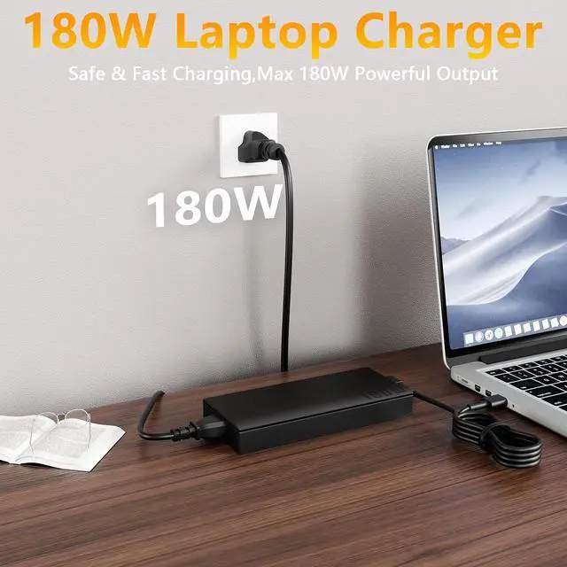 Alt view image 6 of 6 - 180W 150W 200W ADP-180TB K Laptop Charger for G14 A14 | For GA403UI GA403UV GA403UU G16 GA605 GU605 A14 A16 FA401UV FA401UU FA401WV V16 V3607 Power Supply Adapter