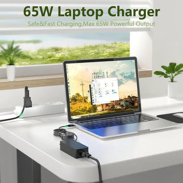 Alt view image 7 of 7 - 65W Type C Charger Compatible with 14 Laptop-(UM425QA) UM425QA
