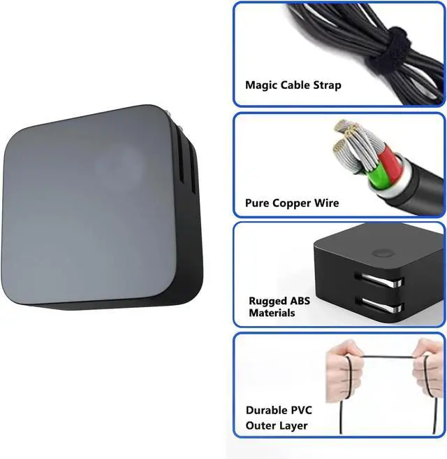 Alt view image 5 of 6 - 65W USB-C Charger Compatible with Q408 Q409 Q415 Q425 Q408U Q409Z Q415M Q425M Q408UG Q409ZA Q415MA Q425MA
