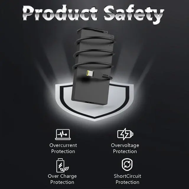 Alt view image 4 of 7 - 300W 245W 5 Charger for Pro 5i 5 16IAX10H 16IRX9 | Compatible with 5 15AHP10 7i 7 16IAX10 15IRX10 LOQ 15 17 9i RTX 5070ti 5070 4060 4070 4080 4090 Gaming