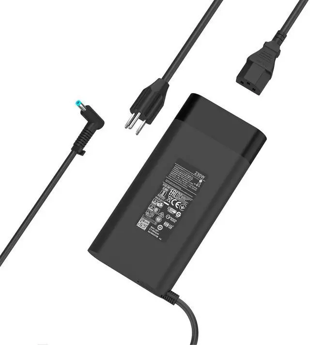 Main image of New 230W Charger Compatible with 15 16 16 by Gaming Laptop ZBook Fury 16 G8 G9 G10 M41303-001 M85389-003 19.5V 11.8A Power Supply AC Adapter 4.5x3.0 mm Blue tip Supports Fast Charging