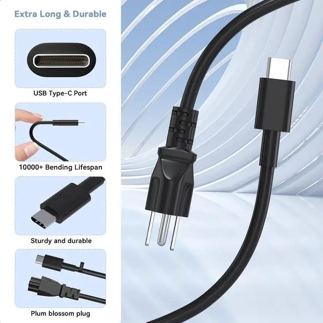 Alt view image 2 of 6 - 165W/240W GaN PD 3.1 USB C Charger Compatible with Framework Laptop 16 (2025),NVIDIA DGX Spark,Thunderbolt 5 AI PC Gaming Laptop,Universal USB C Lpatop