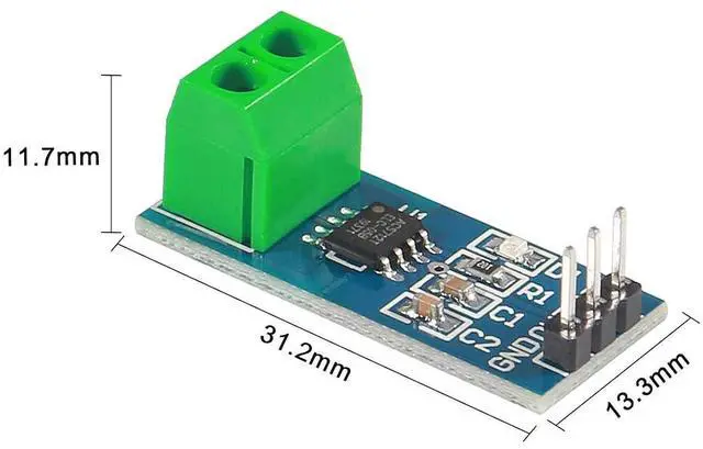 Alt view image 4 of 7 - 3PCS 5A Range Current Sensor ACS712 Module AC/DC for Arduino (5A)