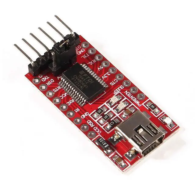 Alt view image 2 of 7 - 3PCS FT232RL Mini USB to TTL FTDI Adapter Module,3.3V 5.5V FT232R Breakout FT232RL USB to Serial Converter Adapter Board