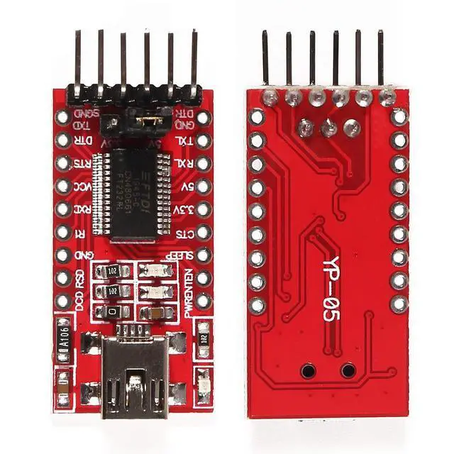 Alt view image 5 of 7 - 3PCS FT232RL Mini USB to TTL FTDI Adapter Module,3.3V 5.5V FT232R Breakout FT232RL USB to Serial Converter Adapter Board
