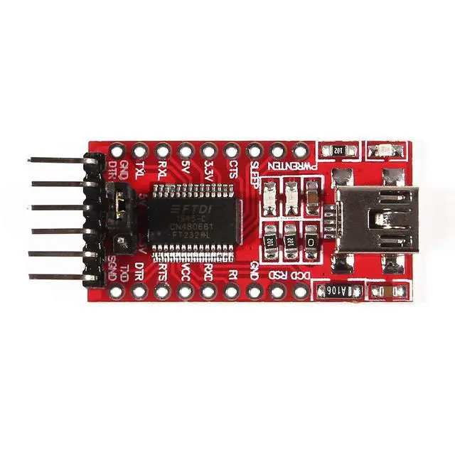 Alt view image 7 of 7 - 3PCS FT232RL Mini USB to TTL FTDI Adapter Module,3.3V 5.5V FT232R Breakout FT232RL USB to Serial Converter Adapter Board