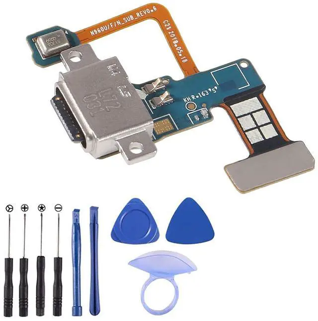 Main image of USB Charger Port Flex Cable Replacement for Galaxy Note 9 N960U N960F (All USA Carriers)+Tools (for Note 9 N960U N960F)