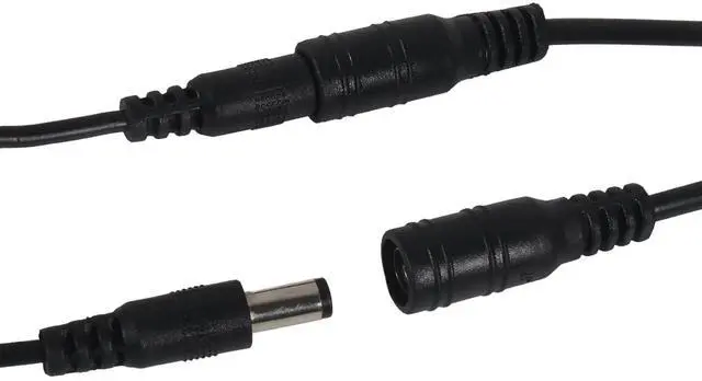 Alt view image 7 of 7 - 10Pairs 12v DC Power Cable Male Female Connectors 2.1mm x 5.5mm DC Pigtail Adapter for CCTV Security Camera,DVR,Car Rearview Monitor System Video,LED Strip Light