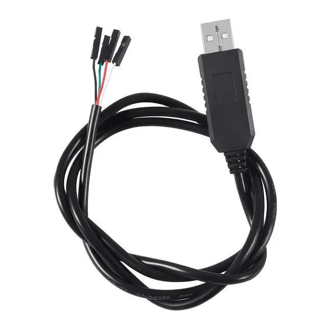 Alt view image 2 of 6 - 2Pack PL2303 PL2303HX USB to TTL Serial Adapter,3.3V Debug Cable with 4 Pin Female Socket,USB to RS232 TTL Converter