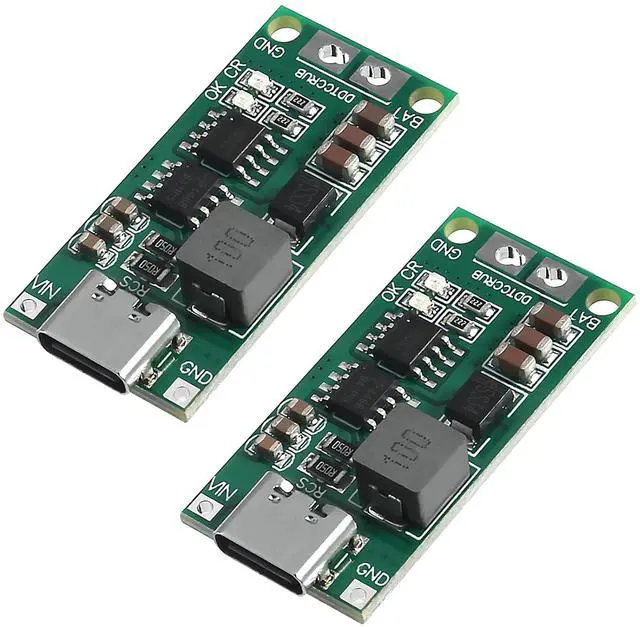 Main image of 2PCS Multi-Cell 2S 3S 4S Type-C USB Boost Converter to 8.4V 12.6V 16.8V Step-Up Power Module LiPo Polymer Li-Ion Charger Protection Board (3S 4A)